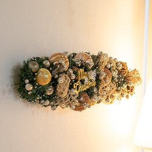 크리스마스 장식 가랜드 센터피스 스킨마크볼B 100cm 소품 테이블 벽걸이 데코 행사