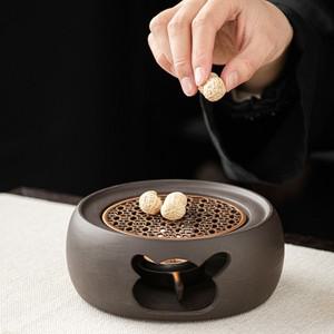 테라코타 다기능 양초 차 끓이는 베이스  난로 보온 화로