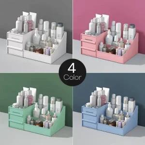 간이 화장품 수납함 정리대 다용도 화장대거치대 소품  사무실 책상 소품트레이 데스크정리함