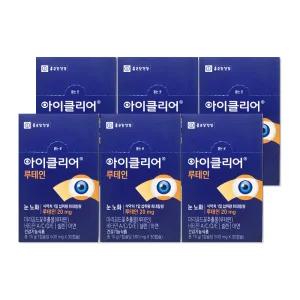 종근당건강 아이클리어 루테인 500mg 30캡슐 6개/mj