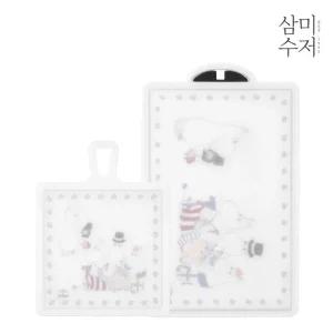 [삼미수저] 무민 더키친 항균도마세트 2P (중+소)
