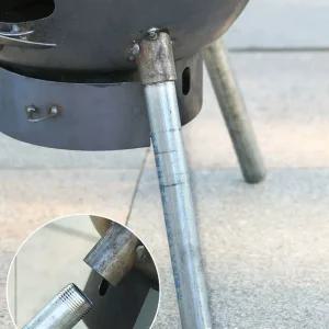 화목 난로 원통형 군고구마기계 야외 굴뚝 장작 캠핑 업소용