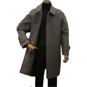 [롯데백화점]본 본BON 캐주얼 발마칸 캐시미어혼방 그레이반코트 BN3WHA552