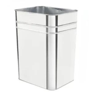 정사각 철제 쓰레기통 내부 안틀 분리수거 실외용 원형 아연 공원