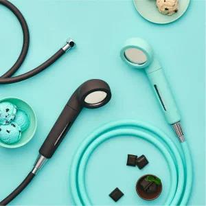 바디럽 단독 SET 퓨어썸 컬러 필터 샤워기+컬러 튜브 샤워호스 2M 민트초코