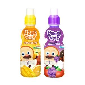 브레드이발소 235ml 오렌지망고 5개+포도사과 5개 총10개