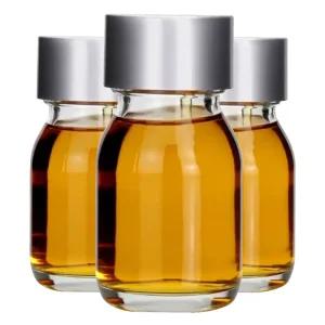 국산 미니병 소분용기 샘플 유리병 진저샷 위스키 바이알 더치커피 밀폐용기 30ml 수축필름