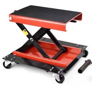 오토바이 자키 리프트 빨간색 정비대 도구 셀프 받침대 교체 모터사이클 리프트 레드 스타일