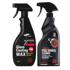 글라스코팅왁스+폴리휠버블클리너 세트