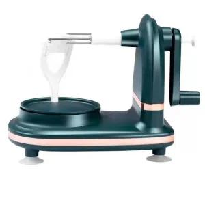 곳감깍는 자동 사과깍기 깎기 과일껍질 기계 장비 제거 가정용 짙은 녹색 단독