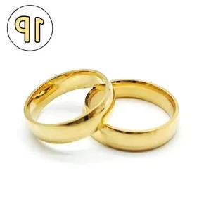 [오노마] ONM 남자 볼드 금색 악세사리 링 학생 써지컬스틸