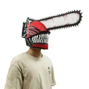 체인소맨 할로윈 분장 의상 덴지 전기톱 코스프레 머리