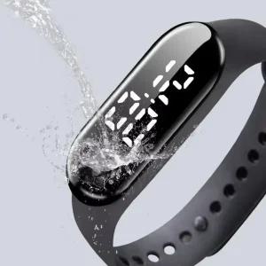 방수 LED 디지털 손목 시계 스포츠 운동 가성비시계 단순시계 수영시계