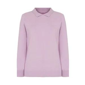 [20%쿠폰+7%페이][크로커다일 레이디] 봄 풀오버 카라 니트티셔츠_CLDSSW101