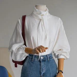 (안나앤모드) mare 스카프 블라우스[셔츠DNK35]