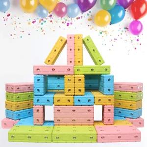 두뇌발달 말랑이 회전자석 벽돌블럭 48P 창의력 블록놀이 두뇌개발 명절선물 설