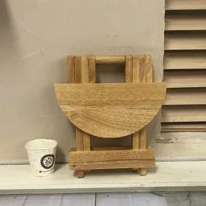 접이식 원형 테이블 원목테이블 간이식탁 밥상 접이식책상 미니테이블 간이테이블 캠핑테이블