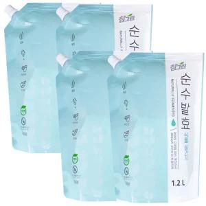 라이온코리아 참그린 순수발효 식물 주방세제 리필 1.2L 4개