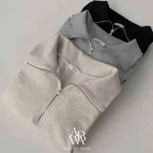 [에이와비] #AWABMADE:_노트하프집업맨투맨 -3color