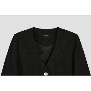 [롯데백화점]CLOVIS V넥 조직감 자켓  CVJKE4901Q