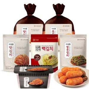 [보리보리/베스트쇼핑]아워홈 국산 배추 국산무 포기김치 생김치 구씨반가 갈치김치