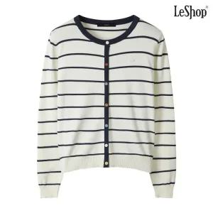 레인보우 버튼 스트라이프 니트 (DP3KT004A)