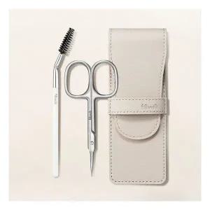 필리밀리 정교한 눈썹가위 세트(+미니 브로우브러시 )