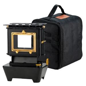 레트로 미니 캠핑 난로 가스 부탄가스