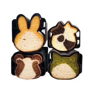 동물 FNKV2996 모양 식빵틀 식빵팬 토끼 곰 소 고양이