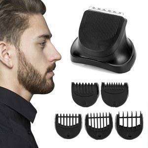 수염 트리머 헤드 브라운 시리즈 3용 5피스 1/2/3/5/7Mm 가이드 빗 트리밍 세트가 포함된 교체용 면도기