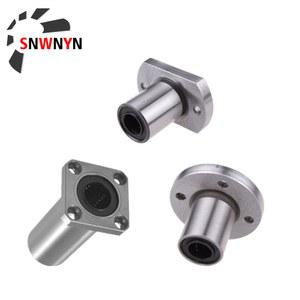 LMK6/8/10/12UU 사각 LMF8UU 원형 LMH8UU 타원형 플랜지 부싱 라우터 샤프트 베어링 3D 선형 프린터 CNC 부품 막대