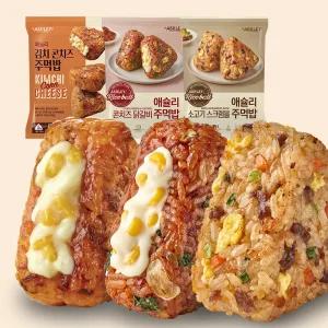 새벽배송 애슐리 주먹밥 15개입 김치5닭갈비5소고기5 냉동 삼각김밥 748580