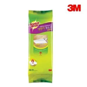 3M 정전기 청소포 표준형 60매입 막대걸레 리필용/티슈/패드/세정/고급형/다용도/부직포/극세사/만능