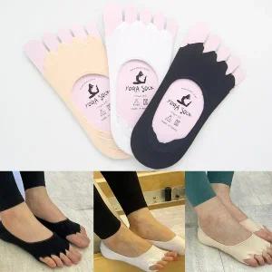 요가용 페이크 삭스 화이트 12개 N173452 여성용 양말