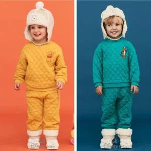 아가방 겨울 데일리 맨투맨 상하복 HC04 유아 등원룩  79R723006(YELLOW),79R723007(GREEN)