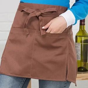 미니 옆트임 무지 허리 앞치마 카페 주방 단체복