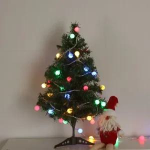 투명선 앵두전구 컬러 지니전구 5M 50구 연말조명 크리스마스 트리전구 트리조명 크리스마스전구