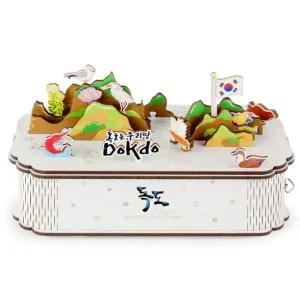 DIY 회전 우드 오르골 독도 음악 상자 만들기 인테리어오르골 예쁜오르골 디자인오르골