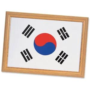 태극기 A3액자 300x230x447 1p 인테리어 사무 고정 태극기액자 인테리어액자 액자선물