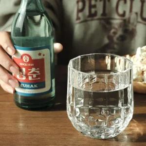 [아우트]크리스탈 대왕 소주한병잔 소맥잔 유리컵 6p