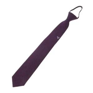 [갤러리아] 투톤 컬러 원포인트 큐빅 자동 지퍼 넥타이 VPFTZ1763PU