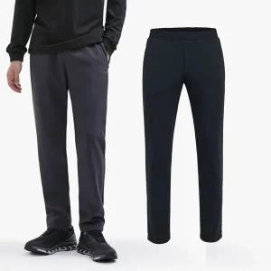 [프로스펙스]남자 블랙 트리코트 본딩 밍크기모 트레이닝 바지 / 남성 겨울 추리닝 하의 팬츠 PW3MN24W2...