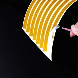 바퀴 휠라인 유광 스티커 노랑 타이어 자전거 휠 (WFJTPM1)