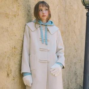 [올리브데올리브] 세일러 카라 울 핸드메이드 코트 OW4WHA520