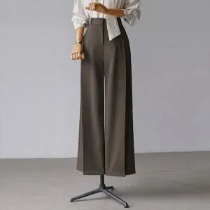 (안나앤모드) A. 솔티 울 텐셀 핀턱 슬랙스 [팬츠D0708P02]