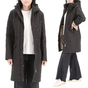 기마상 미니탭 8110325 W HILLGATE  힐게이트 퀼팅 후드 자켓 점퍼 코트