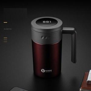 온도표시 티텀블러 사무실텀블러 영국Vanow 선물용 분리 고용량 기능형 보온병 녹차