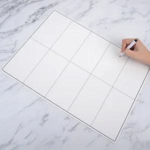 고품질 메모판 자유로운 탈부착 A3 메모보드 10칸형 화이트보드 (WFJWWES)