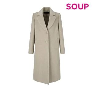 테일러드 칼라 모직 롱 코트(SZBHCM0)