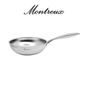 한일 몬트렉스 통5중 무연마제 스텐웍 볶음 튀김 궁중팬 24cm